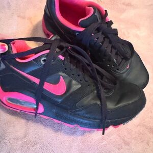 Nike Black and Pink Athletic Shoes